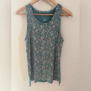 American Eagle soft & sexy floral print tank top